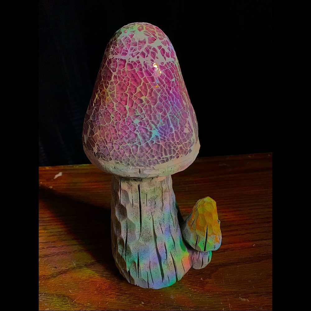 Glass Top Mushroom
